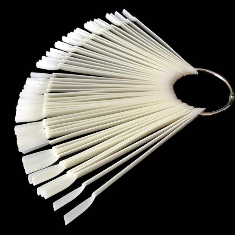 Large 12 cm matte polish sample fan for 50 nails ___KRY035 (059)