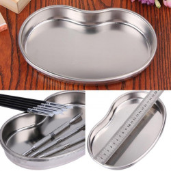 Size S. Small stainless steel tray for medical instruments 18 cm ___KRY038 (105)