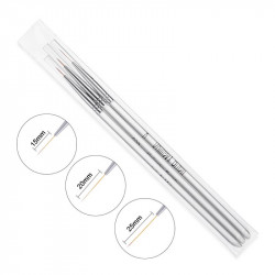 Longest Liner Set of 3 brushes (15mm 20mm 25mm) ___KRY038 (114)