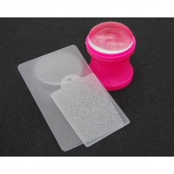 Colored silicone printing...