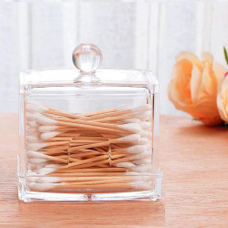 Container for storage of cotton buds transparent ___KRY065 (139)