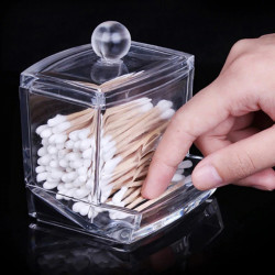 Container for storage of cotton buds transparent ___KRY065 (139)