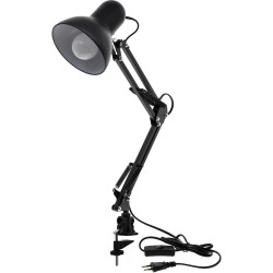 Table lamp with a long handle on the clip to the table BLACK ___KRY530 (009)