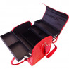 ECO LEATHER MANICURE SUITCASE 30X25X24CM RED CROCODILE ___KRY11 (024)